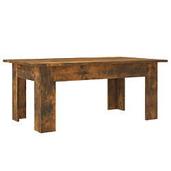 Maison Chic Table basse pour salon | Table à café Chêne fumé 100x60x42 cm Bois d'ingénierie -GKD57414