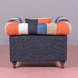 Acheter Nest Dream Canapé 1 place tapissé en patchwork - Chesterfield