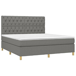 Avis Sommier à lattes,Cadre à lattes de lit et matelas et LED pour Adulte Gris foncé 160x200 cm -MN30010