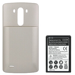 Wewoo Pour LG G3 / D855 or / VS985 / D830 Couverture arrière et remplacement de la batterie Lithium-ion rechargeable 