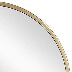 Miroir rond mural cadre en métal doré design décoratif Cali Ø 60 cm WOMO-DESIGN®