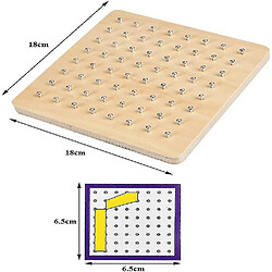 Avis Universal Planche puzzle en forme de broche 8x8 pour kit satellite terrestre en bois