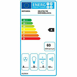 Avis Hotte standard Mepamsa EDEN 90 Blanc