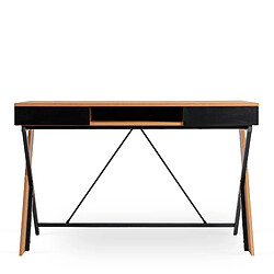 Avis Vivaldi Bureau Rea 120 cm Chêne Doré/Noir