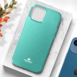 Avis Coque iPhone 13 Mini Silicone Gel Effet Brillant Mercury bleu turquoise