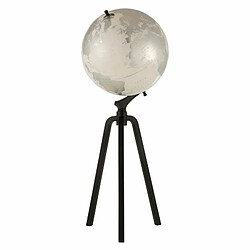 Paris Prix Globe sur Pied Marbre Marbe 101cm Blanc & Noir 