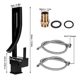 Avis ComfortXL Robinet cascade g1/2 moderne mélangeur d'eau froide chaude