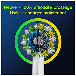 Oral-B Pro Cross Action - 8 Brossettes pas cher