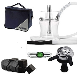 Starter Pack Chicha Oduman Travel N2 + Charbons Coco + Chauffe Charbon + Foyer Silicone Vortex