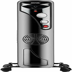 Acheter Mpm Radiateur Électrique à Huile sur Roulettes - Chauffage Mobile avec Roues - Ventilateur Intégré de 400 W - Max. 2500W