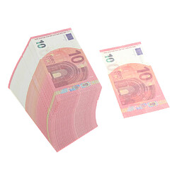 Acheter 100pcs Euro Props Play Fun Pretend Cash Prop Denomination Magic Props C