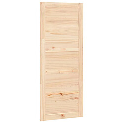 vidaXL Porte de grange 80x1,8x204,5 cm Bois massif de pin