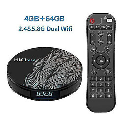 Universal Nouveau 2021 Mini Smart TV Box Android 9.0 2.4G / 5G WiFi HK1 MAX RK3318 Quad-core BT 4.0 Set Top Box