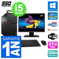 PC Tour Lenovo M700 Ecran 19" Intel i5-6500 RAM 32Go SSD 2To Windows 10 Wifi · Occasion 