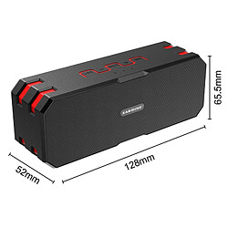 Avis Wewoo Enceinte Bluetooth Haut-parleur multifonction F4 avec microphoneprise en charge du téléphone répondeur mains libresradio FM et carte Micro SD rouge