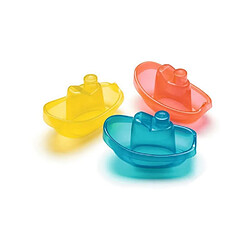 PLAYGRO-Petits Bateaux Colores Bleus x3 