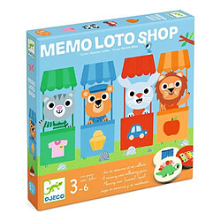 Jeu de pions Djeco Mémo Loto Shop 