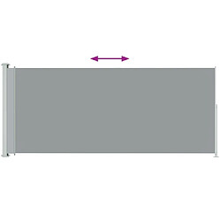 Avis Maison Chic Auvent latéral rétractable de balcon | Store extérieur | Auvent solaire de patio 200x500 cm Gris -GKD39477