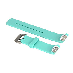 Wewoo Bracelet de montre couleur unie avec dragonne pour Galaxy Gear S2 R720 (Cyan)