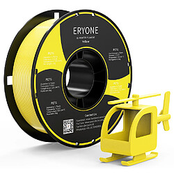 None Filament PETG ERYONE pour imprimante 3D 1,75 mm Tolérance 0,03 mm 1 kg (2,2 lb)/bobine - Jaune