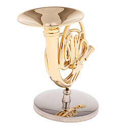 Modèle Réaliste French Horn Brass Modèle En Métal à L’échelle 1/6 Figurine Action Jouets Musical pas cher