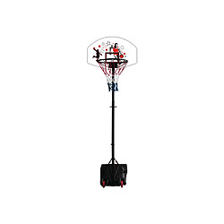 Panier de basket-ball pour enfants - hauteur réglable - portable - Cerceau et filet 43cm - Devessport 