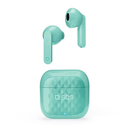 Sbs TEEARAIRFREETWSBTA Ecouteurs Sans Fil Bluetooth Intra Auriculaires Silicone Bleu Clair 