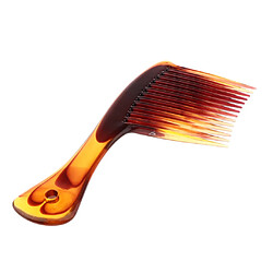 Peigne Cheveux Dents Larges Afro Brosses à Cheveux Antistatique Plastique avec Manche pour Coiffure Styliser peigne à dents Large Cheveux Mouillés Bouclés