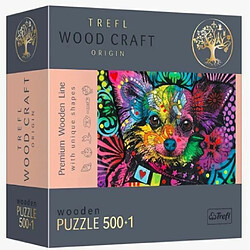 Trefl- Chien Coloré 500+1 Pièces, Artisanat en Bois, Formes Irrégulières, 50 Figures d'animaux, Puzzle Moderne De Qualité Supérieure, Bricolage, pour Adultes Et Enfants De Plus De 12 Ans, 20160 pas cher