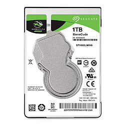 Seagate Technology Seagate 1 TB BarraCuda Disque dur interne 2.5`` (5400rpm, 128MB cache, SATA 6Gb/s, ST1000LMZ48/LM048)