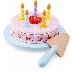 New Classic Toys - 10628 - Jeu D'imitation - Cuisine - Gâteau d'anniversaire à Découper