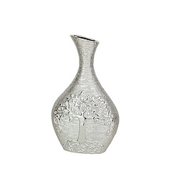 Vase Romimex Argenté Porcelaine 22 x 36 x 9 cm 