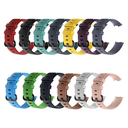 Avis Wewoo Bracelet montre en silicone à motif de diamants pour Fitbit Charge 3 (rose pâle)