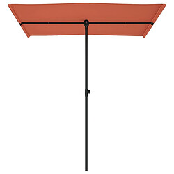 Acheter Maison Chic Parasol Jardin | Parasol d'extérieur avec mat en aluminium 180x110cm Terre cuite - GKD42385