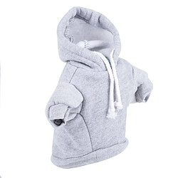 Dogi Sweat à capuche pour chien Pup - Taille L - Gris