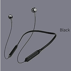 GUPBOO S6 Neckband Sports Casque sans fil Bluetooth Casque sans fil double basse stéréo avec micro Écouteurs intra-auriculaires