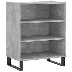 Maison Chic Buffet,Meuble de Rangement,commode pour salon,Cuisine gris béton 57x35x70 cm bois d'ingénierie -MN90712