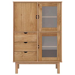 Avis Maison Chic Buffet,Meuble de Rangement,commode pour salon,Cuisine OTTA 85x43x125 cm Bois massif de pin -MN82468