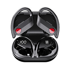 Écouteurs Bluetooth Écouteurs sans fil Sports, 120H de temps de lecture Over-Ear Bluetooth 5.3 Écouteurs avec contour d'oreille Casque sans fil Affichage LED Entraînement Audifonos Bluetooth inalambricos pour Samsung Android 