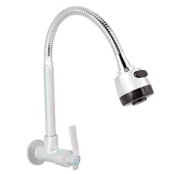 ComfortXL Robinet mural pivotant à eau froide de type maison pour cuisine avec filetage g1/2 pouce 