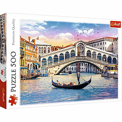 Trefl, 37398 - Puzzle Pont de Rialto Venise 500 Pièces - pour Les Enfants à partir de 10 Ans 