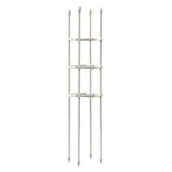 Anneaux De Support Pour Plantes Jardin Treillis Plantes Grimpantes Grow Cage 60cm White