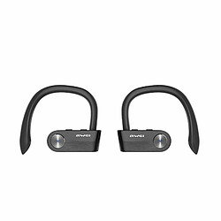 Awei T2 Tws Sports Crochet D'Oreille Bluetooth Casque Sans Fil Étanche Mini Casque Stéréo Séparé Noir