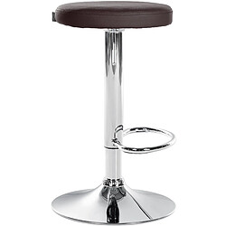 Acheter Non Tabouret de bar Ponte simili cuir chromé