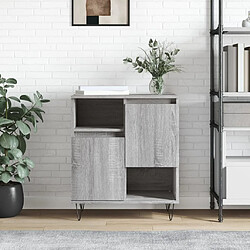 Maison Chic Buffet,Meuble de Rangement,commode pour salon,Cuisine Sonoma gris 60x35x70 cm Bois d'ingénierie -MN74406