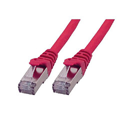 Cordon de brassage RJ45 CAT 6 A S/FTP LSZH MCL 3m Rouge MCL Cordon de brassage RJ45 CAT 6 A S/FTP LSZH MCL 3m Rouge