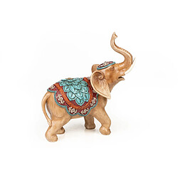 Figurine Décorative Romimex Résine Eléphant 