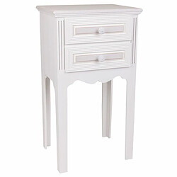 Table de Nuit Alexandra House Living Blanc 28 x 69 x 38 cm