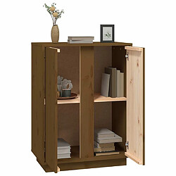 Maison Chic Buffet,Meuble de Rangement,commode pour salon,Cuisine Marron miel 60x35x80 cm Bois massif de pin -MN12011 pas cher