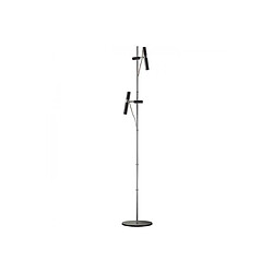 RENDL Lampadaire Viper 2x3W LED Noir Chromé